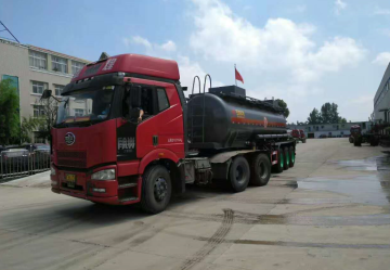 3 axle 20000 liters sulfuric acid tank semi-trailer