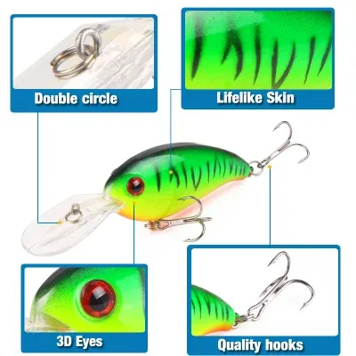Sinking Fishing Bait Hard Minnow Saltwater Fish Lures