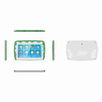7-inch Dual-core RK3026 Kids' Tablet PCs with 2,800mAh Battery Capacity, 4GB NAND Flash