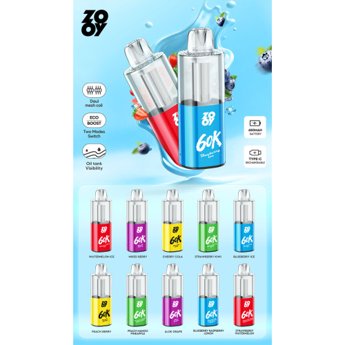 ZOOY VAPE Fizz 60k jednokratni vape