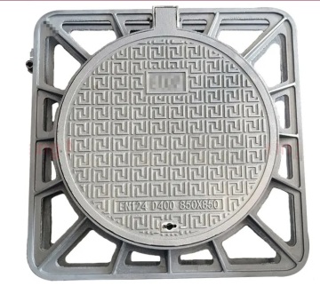 Square frame ductile manhole cover 850x850 D400