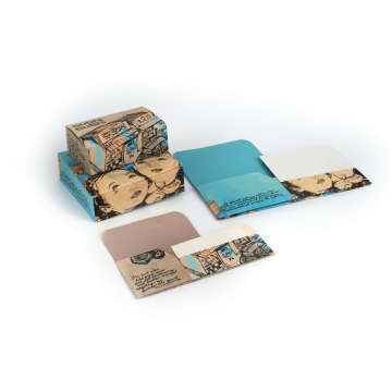 Boîte à gâteaux en papier biodégradable pour les célébrations vertes