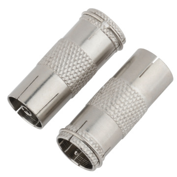  Straight Coaxial Fast Connector F Male to PAL Female Adapter