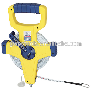 fiberglass tape measure with aluminium carrying handle