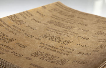 Automobile Leather P240 Grit Sandpaper Sheets , Aluminum Oxide Grain