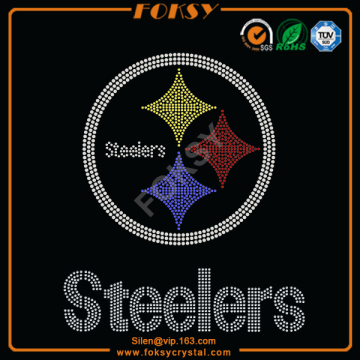 Steelers NFL en strass sur les plaques