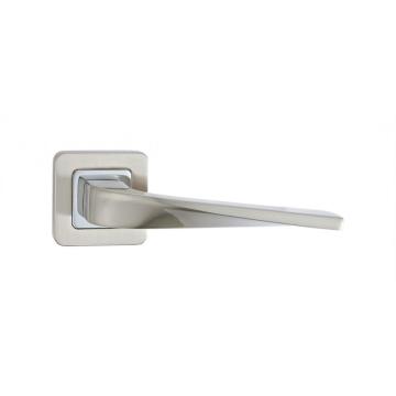 Perfect quality zinc door handle lever on rose