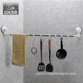 Taizhou Shuangqing Stainless Steel Suction Cup Corner Towel Bar for Bathroom