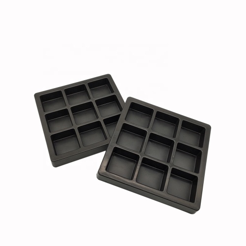 Customized Black Chocolate Plastic Blister Schacht Insert