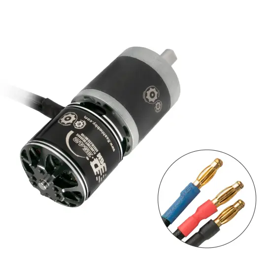 FlashHobby PGM2830 12V Planetary Brushless Gearbox Motor: Large Torque DC Electric Gearmotor