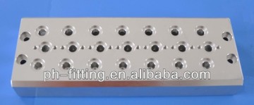 aluminum pneumatic manifold for solenoid valve