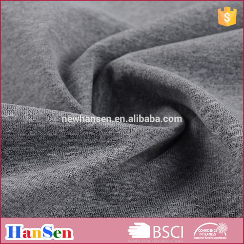 Semi dull polyester nylon blend weft knitted fabric