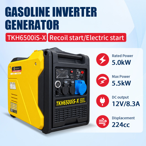 Générateur inverseur silencieux de 5,5 kW pour l'alimentation de secours