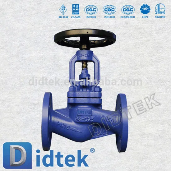 Stream DIN Bellow Globe Valve