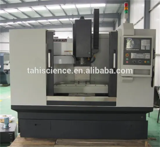 VMC7032 vertical mini cnc center / 16 tools small turning center with fanuc