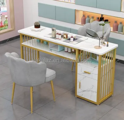 Nail Salon Tables with Vacuum