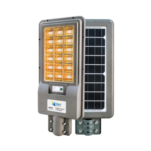 Integrated solar garden lights for home greening