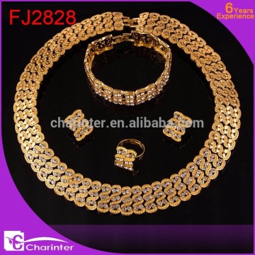 african gold plating jewelry set costum jewelry