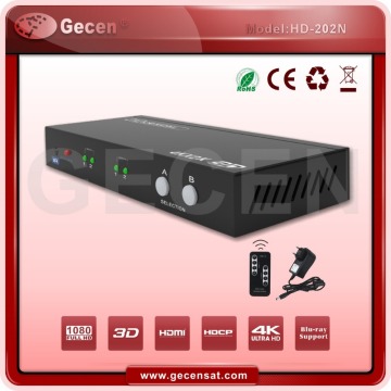 Gecen 2x2 2 in 2 out 4K HD M I Matrix Model HD-202N