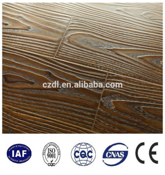 Brown Core HDF Small Embossed Laminate Flooring