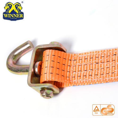 EN12195-2 Cargo Lashing Belt Strap Ratchet Tie Down Strap