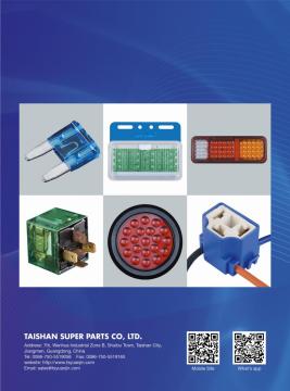 Fanale posteriore per rimorchio rotondo a LED da 4 POLLICI