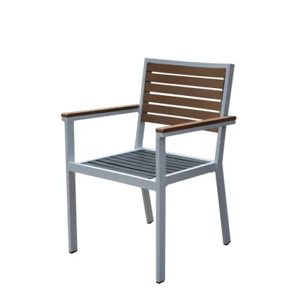 wood outdoor dining chairs table restaurant set