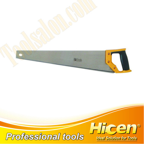 Ergonomic Rubber Grip Hand Saw with 65Mn Alloy Steel Blade