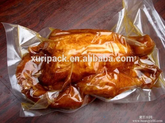 Freezer storage foil plastic handle hole meatpackaging bags