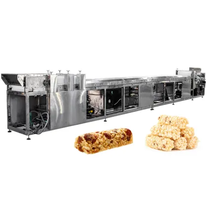 Mango Chocolate Candy Muesli Energy Cereal Bar Production Line