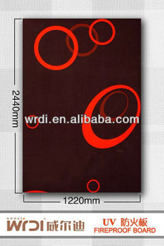 Decorative fire prevention board/HPL board/fireshutter
