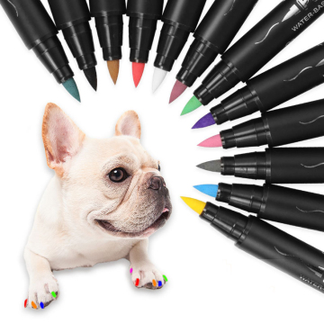 12 Colors Pet Nail Polish Set for DIY Dog and Cat Nail Art