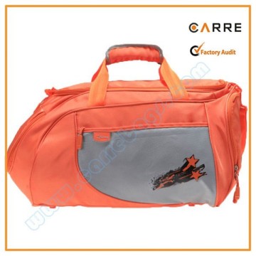 professional factory custom waterproof gym bag with shoe compartment