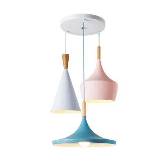 INSHINE Colorful Ceramic Hanging Pendant Light