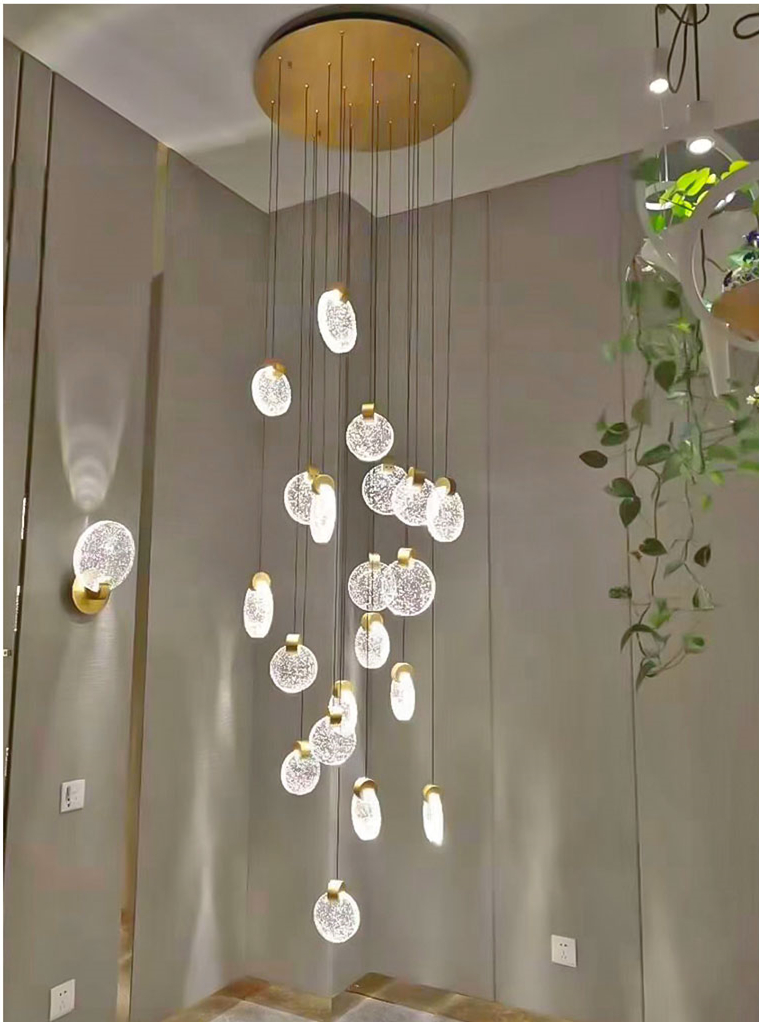 Crystal Gold Lantern ChandelierofApplicantion Metal And Crystal Chandelier