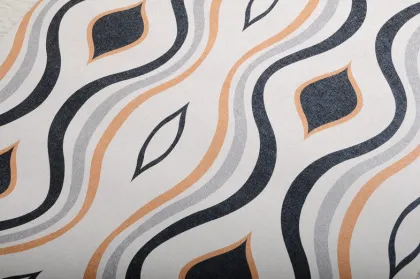 Classical Space Abstract Wallpaper , Pink / Black / White / Brown