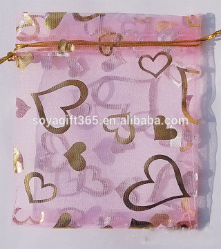 7x9cm Mixed Color Jewelry Packing Drawable Organza Bags Wedding Gift Pouches