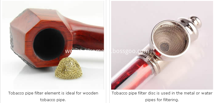 tobacco pipe filter disc