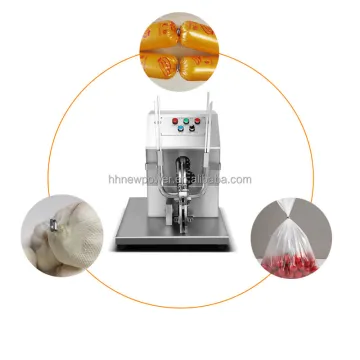 Electric Fruit and Vegetable Mesh Bag Packing Machine with Net Clipping and Holder