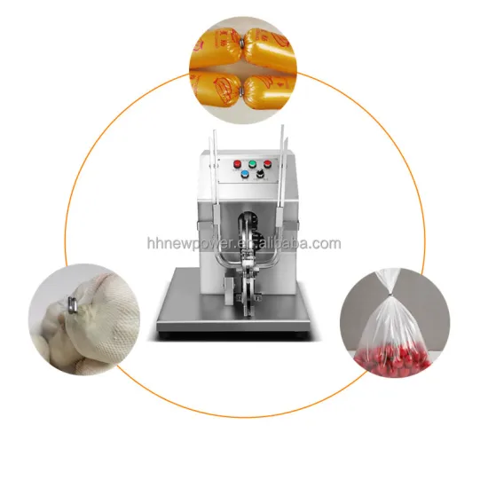 Electric Fruit and Vegetable Mesh Bag Packing Machine with Net Clipping and Holder