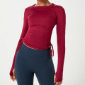 monterad crop top skjorta