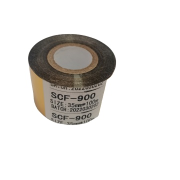 30mm x 100m Gold Ink Ribbon SCF-900 for Coding Machines