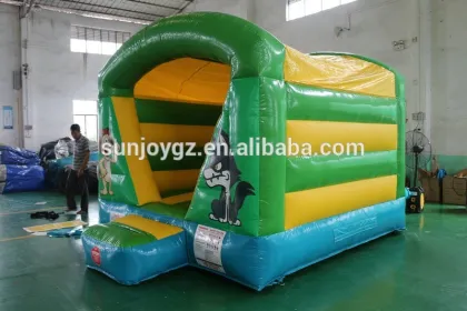 2017 Sunjoy Crazy Sale Jungle Jump Bouncer House for Rental & Sale