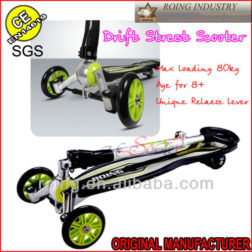 3 wheel caster swing scooter