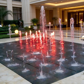 Фонтани хушк барои меҳмонхонаҳо мувофиқ аст