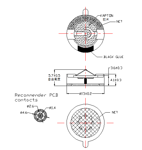 FBMR1357C-1 dynamic speaker