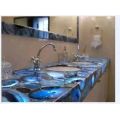 Semiprecious Blue Agate Countertop