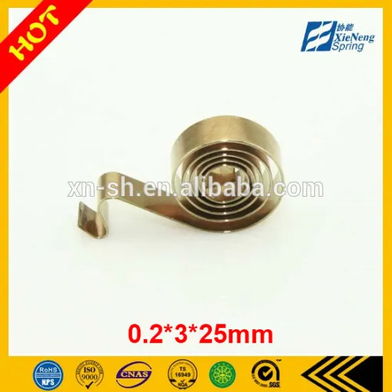 0.2*3*25mm small magic Non-magnetic steel spring