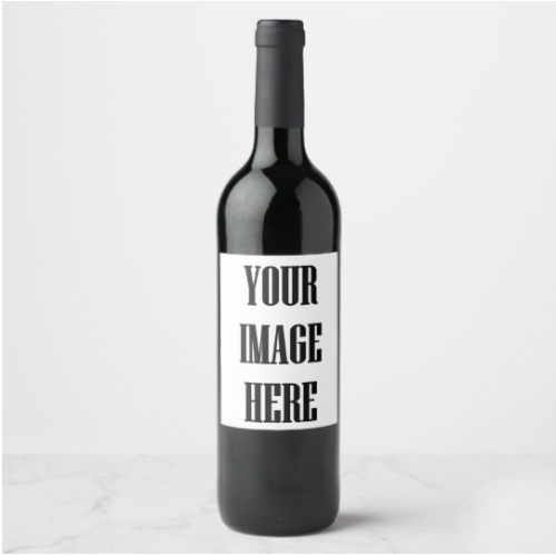 Wholesale custom wine  bottle sticker printing