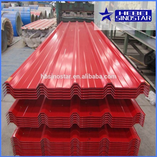 2015 hot sale CGCC/CGHC pre-painted corrugated steel roofing sheets/plates with Best Price in China